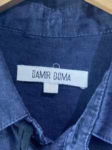 Damir Doma Black Linen Top