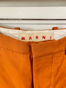 Marni Copper Straight Leg Pants