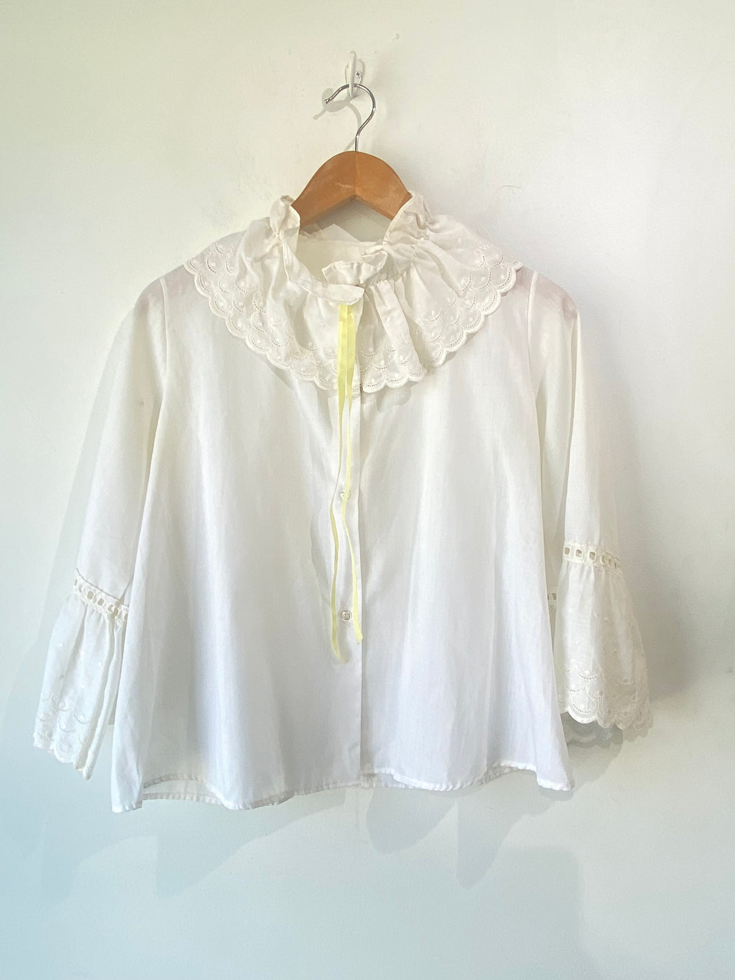 Vintage Form Fit Rogers White Blouse