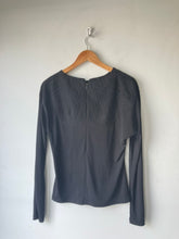 Vintage Gracia Black Long Sleeve Blouse