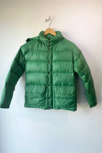 Vintage Camp 7 Green Puffer Jacket