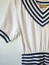 Vintage Courreges White & Navy Tennis Dress