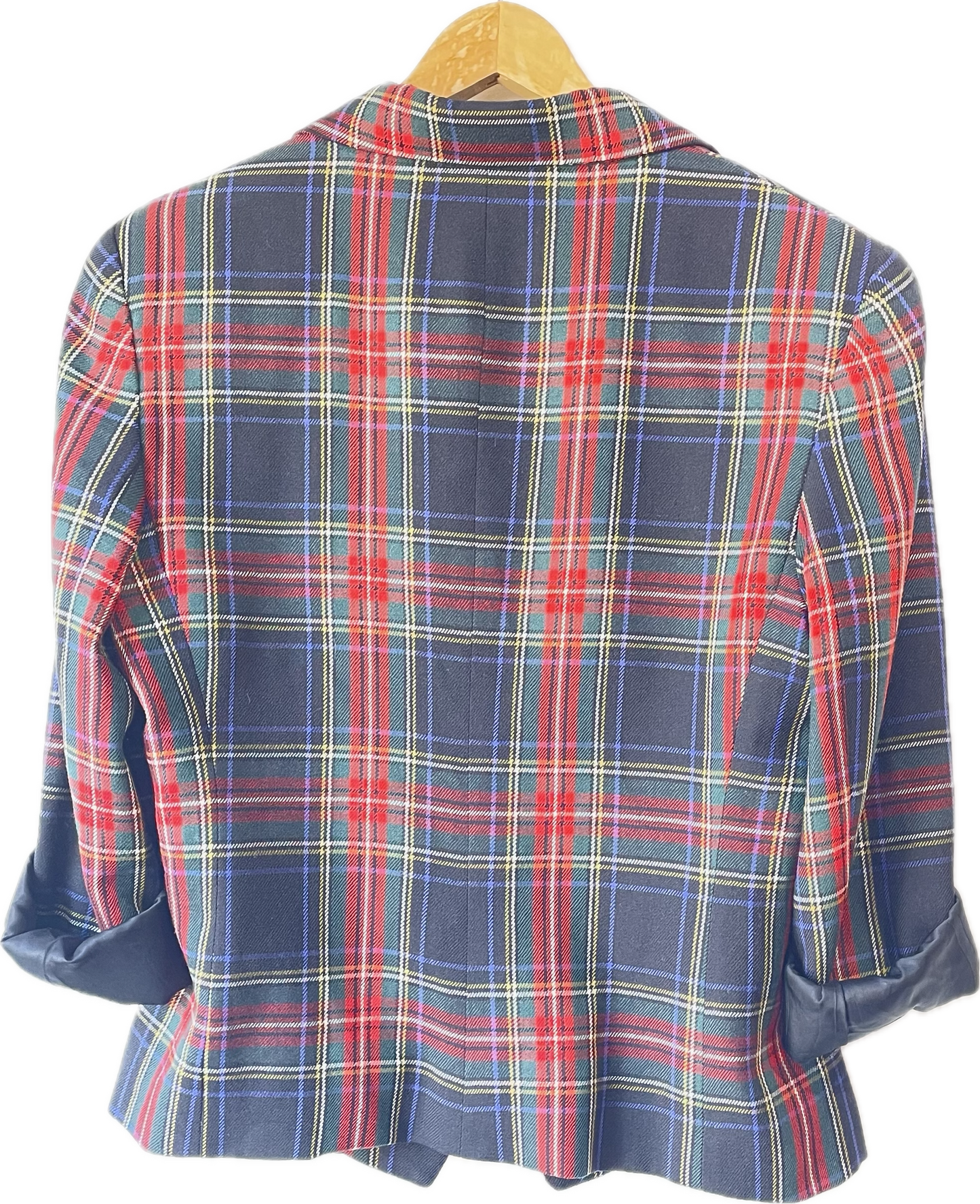 Rafaella Black and Red Plaid Blazer - The Curatorial Dept.