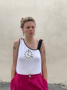 Vintage Chanel Clock Tank Top