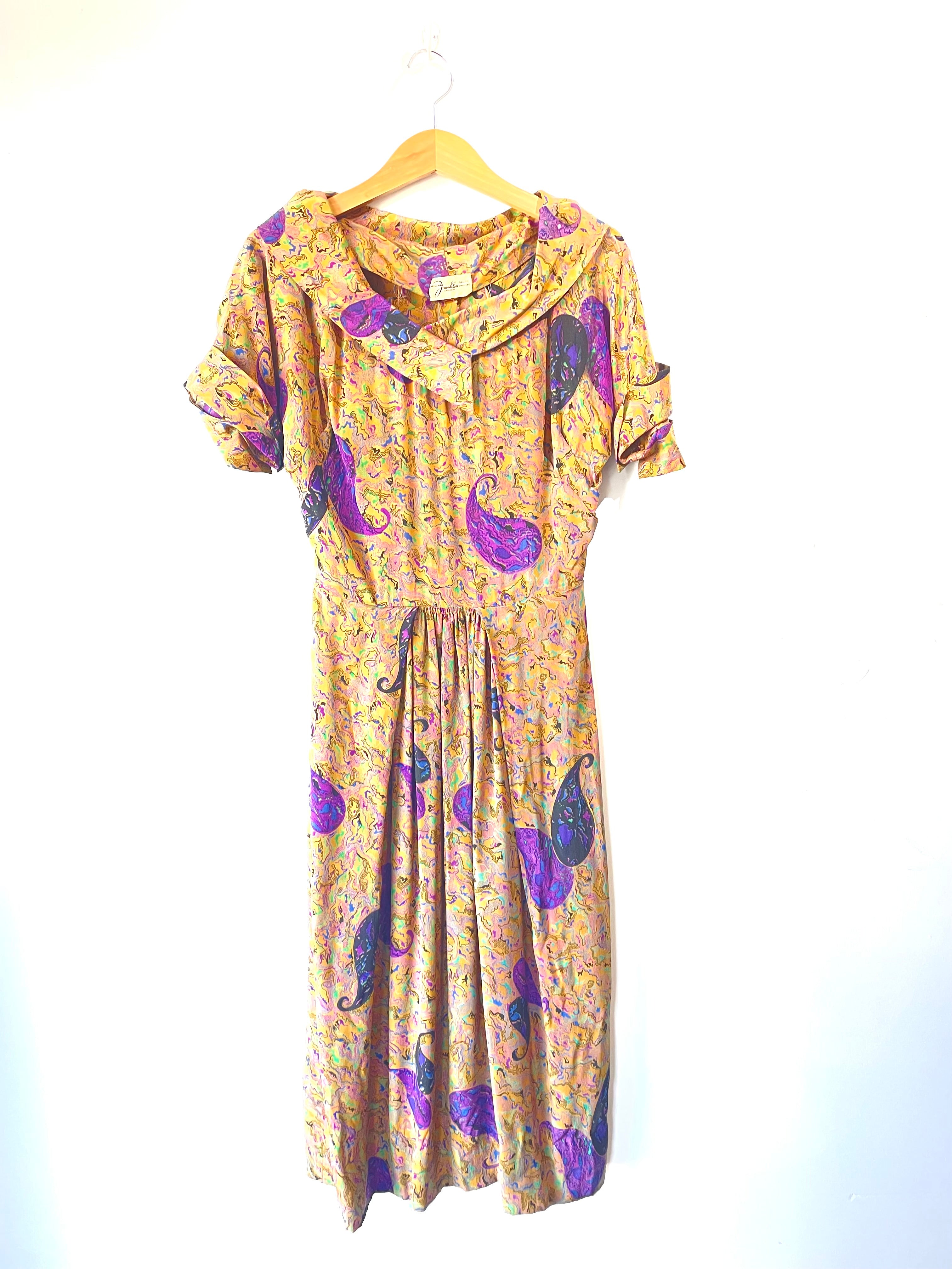 Original paisley pattern dress LE'RURE Suit Formal Dress Women