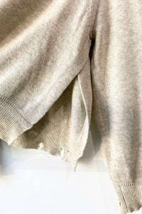 Etoile Isabel Marant Grey Destroyed Sweater