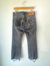 Vintage Levi's Black Thrashed Jeans