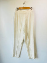 Vintage Celine Cream Pants with Gold Buckle