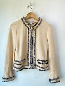 Vintage St. John Cream Knit Jacket