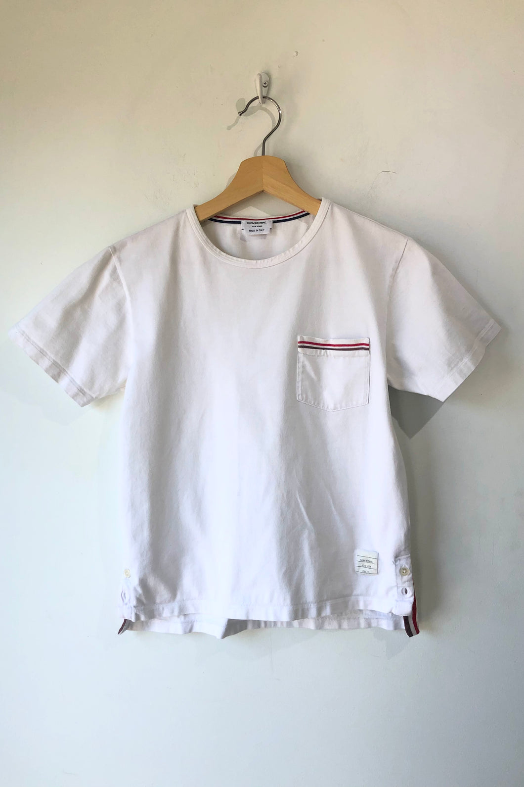 Thom Browne White Tee