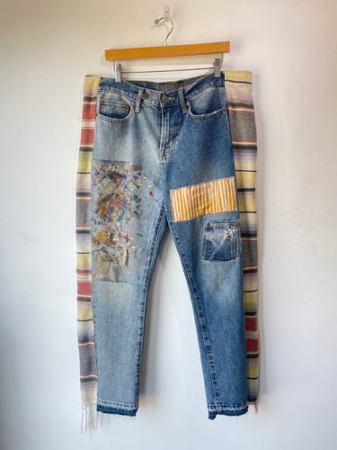 American Eagle Outfitters Patched Jeans