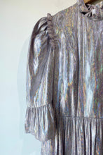 Batsheva Silver Iridescent Dress