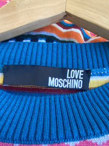 Love Moschino Patterned Knit Dress