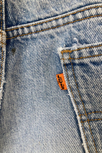 Vintage Levi's High Rise Orange Tab Jeans