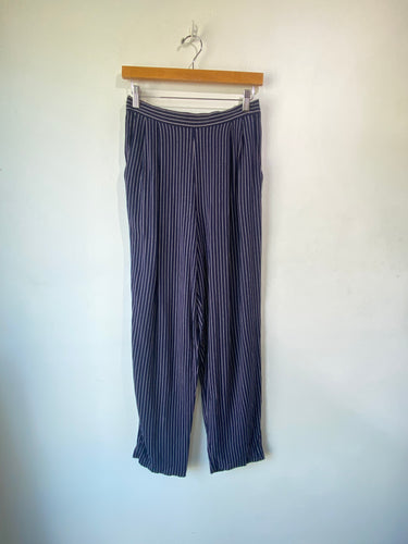 Vintage Casual Corner Navy Pinstripe Pants