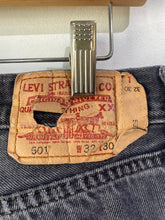 Vintage Levi's Black Thrashed Jeans