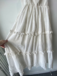 Cleobella White Eyelet Lace Dress