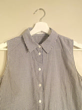 Equipment Blue Gingham Top