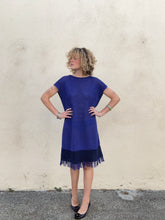 Vintage Issey Miyake Blue Knit Dress