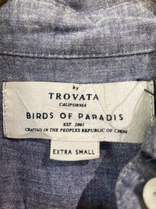 Trovata Birds of Paradise Chambray Dress