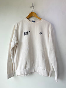 Nike "Half" White Sweatshirt