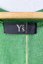 Y's Yohji Yamamoto Green Long Cardigan