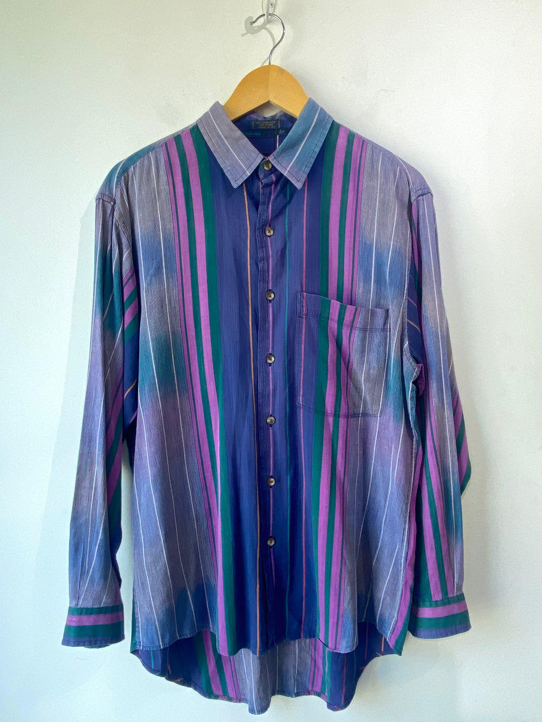 Vintage Colours Blue & Purple Shirt