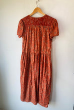 Christy Dawn Rust Floral Dress L