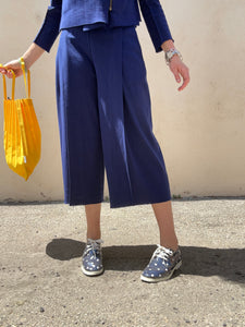 Comme des Garcons Girl Navy Polka Dot Plastic Layer Shoes