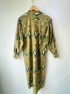 V.De. Vinster Green Snake Print Dress