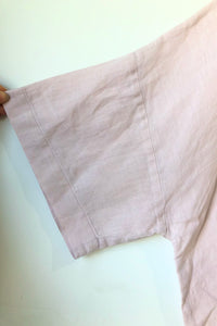 Eskandar Pink Linen Top