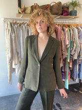 Vintage Chaus Green Silk Three Piece Suit