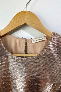 Ulla Johnson Blush Sequin Blouse