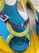 Prada Aqua & Purple Flats