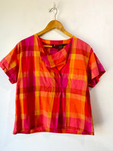 Vintage Liz Sport Pink Plaid Top