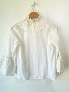 Vintage Form Fit Rogers White Blouse