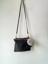 Clare V. Black Leather Crossbody Purse