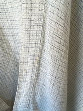 Vintage Eskandar Cream Linen Grid Jacket