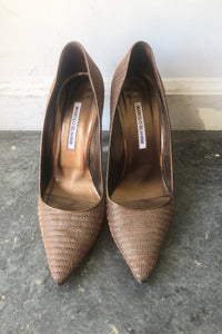 Vintage Manolo Blahnik Copper Stilletos