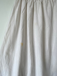 Vintage White Cross Stitch Skirt