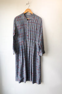 Guy Laroche Grey Multi Silk Dress