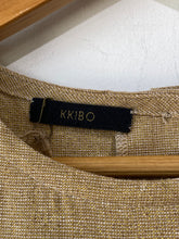 KKIBO Gold Linen Dress