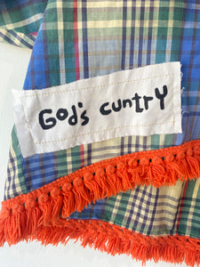 God's Cuntry Plaid Cropped Shirt