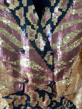 Vintage Creative Creations Gold Sequin Jacket