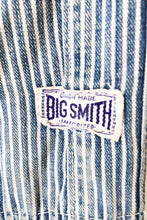 Vintage Big Smith Striped Repaired Overalls