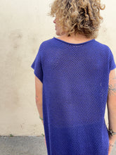 Vintage Issey Miyake Blue Knit Dress