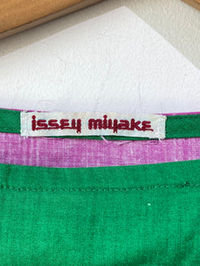 Vintage 1970s Issey Miyake Green Top