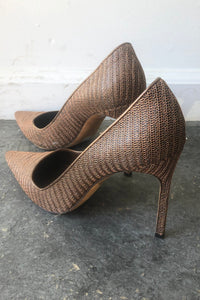 Vintage Manolo Blahnik Copper Stilletos