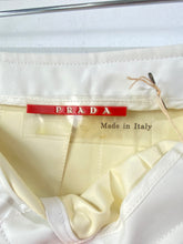 Vintage Prada White Tennis Skirt