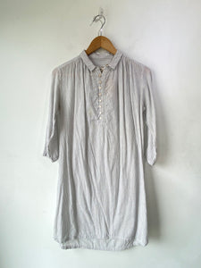 Bsbee White Striped Dress